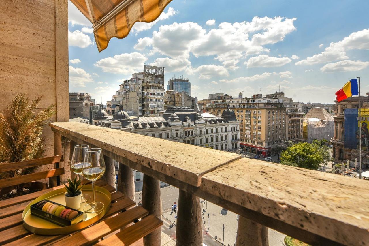 Chic Accommodation With Breathtaking Views Over Calea Victoriei - Your Central Heaven 布加勒斯特 外观 照片